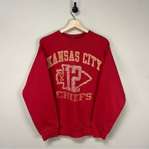 Vintage 90s Distressed Kansas City Cheifs Crewneck